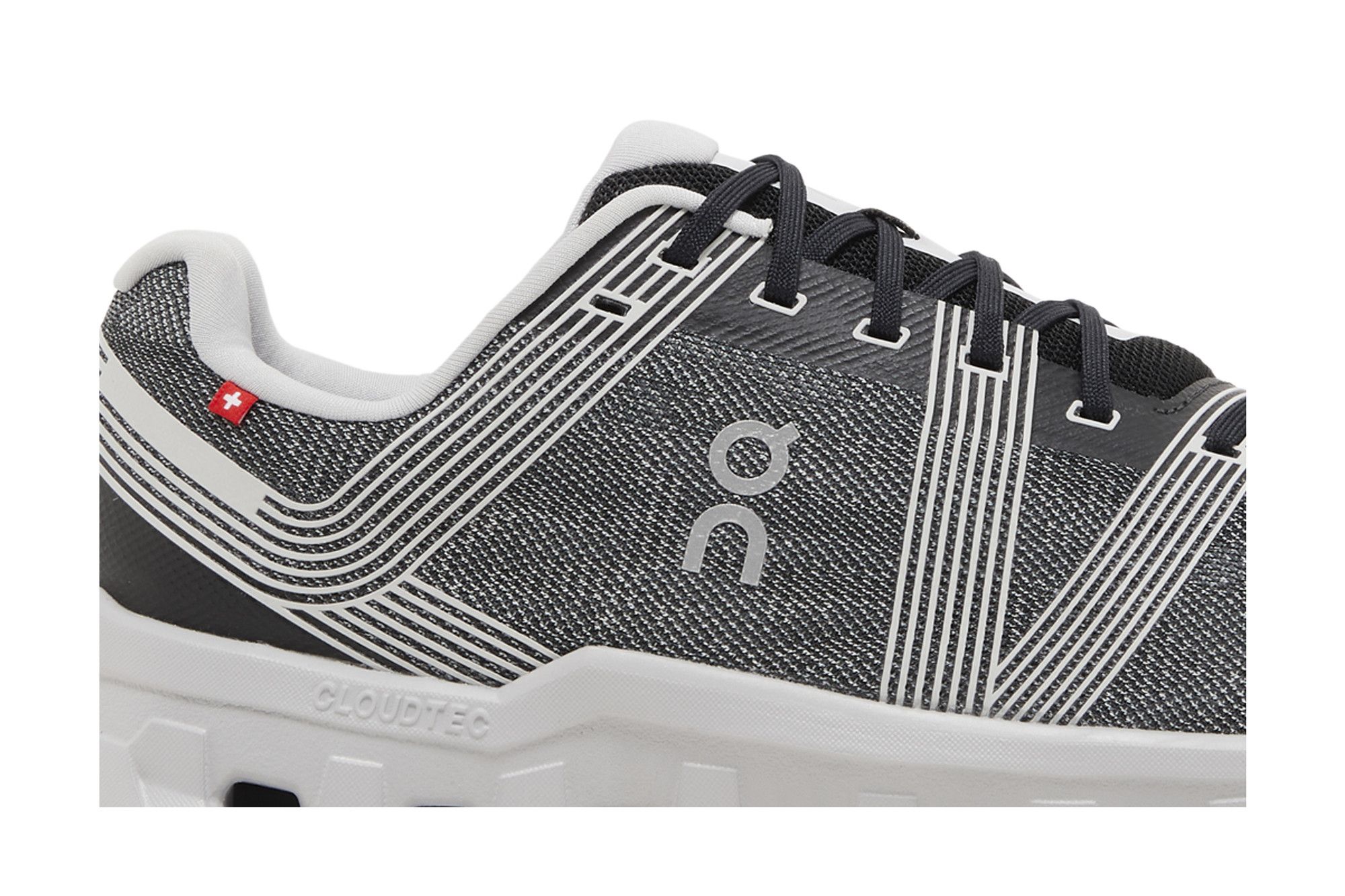 Size 14 - ON Cloudgo Black Glacier Men\'s Running Shoes New On Cloudgo Shoes Men Sz 10.5 Black Grey Glacier Road Running  main image 4