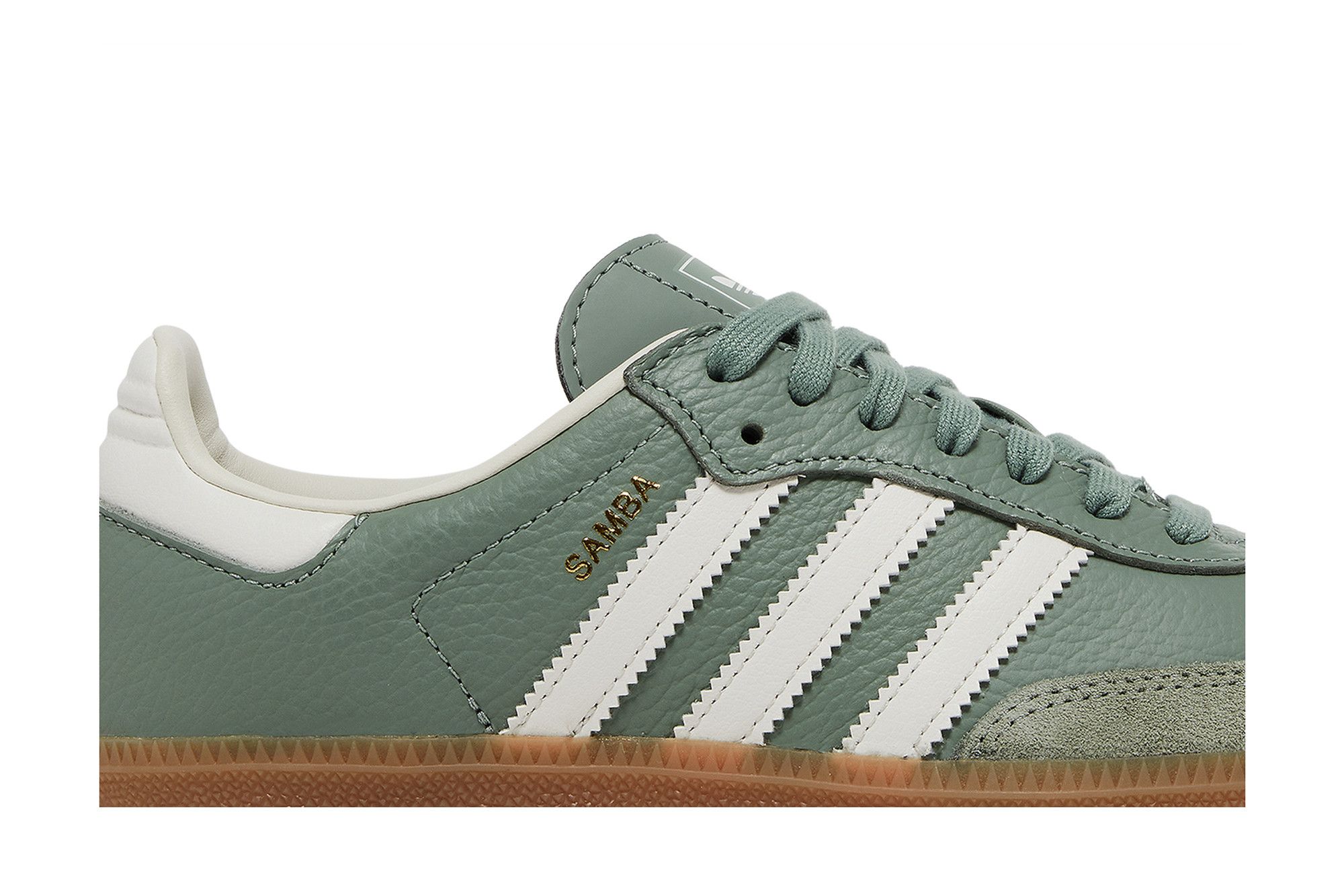 adidas gazelle silver green womens Adidas Samba OG Silver Green Putty Mauve – Newcop