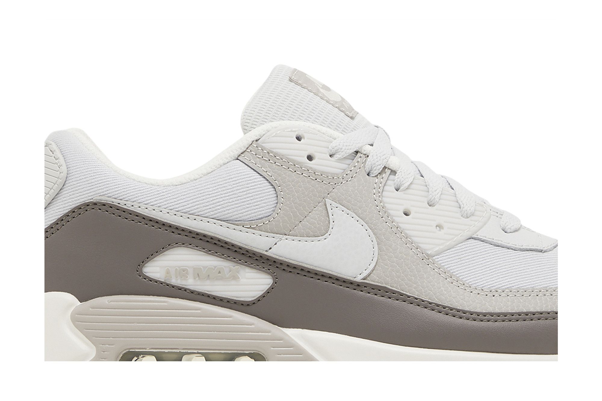 Nike Air Max 90 Mens Size 9.5 Light Iron Ore Running Shoes Comfort Sneakers Nike Air Max 90 Woven Light Iron Ore for Sale | Authenticity  main image 2