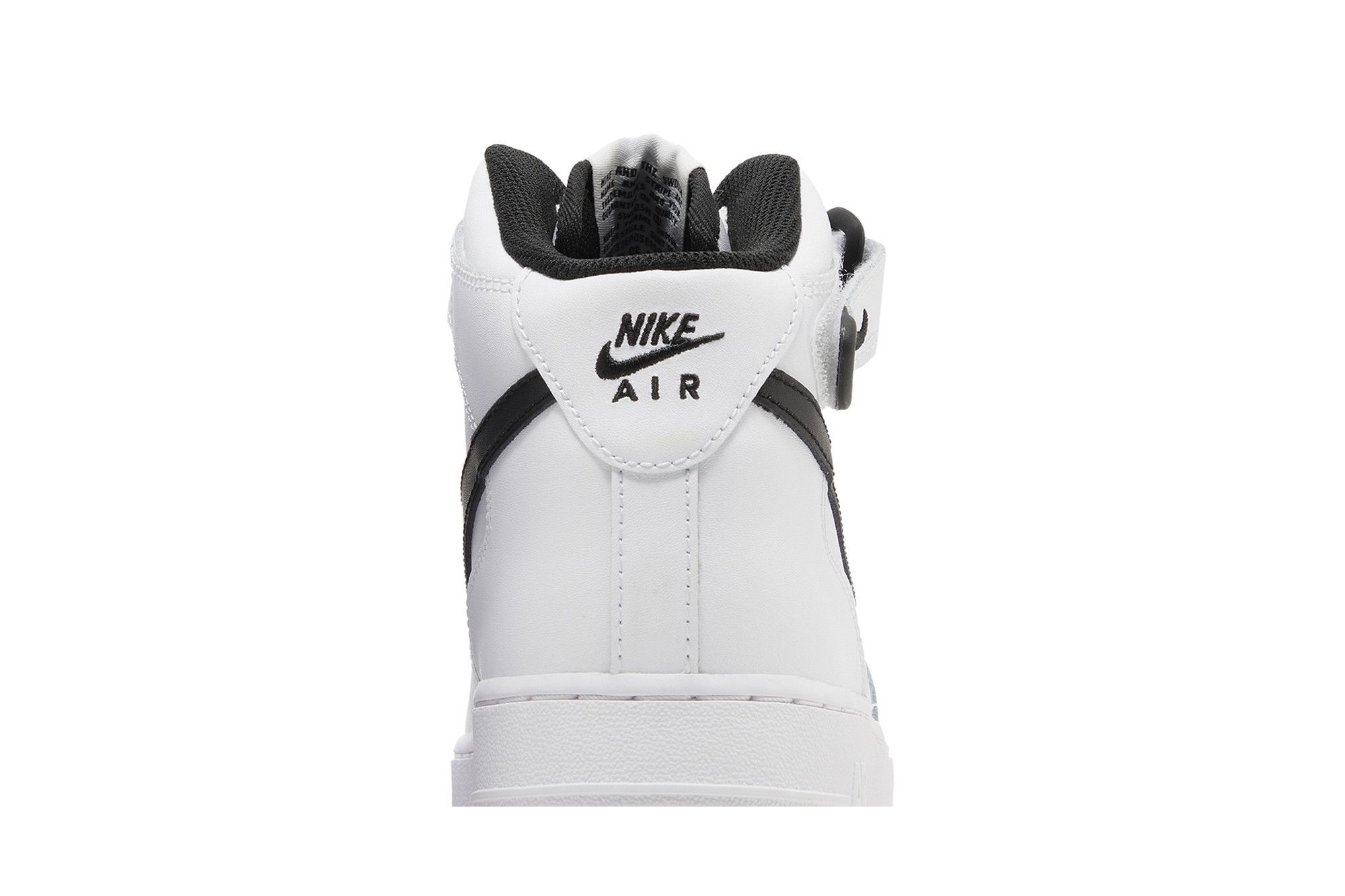 Deals on Air Force 1 Mid LE GS 'White Black' on Sneakers.com