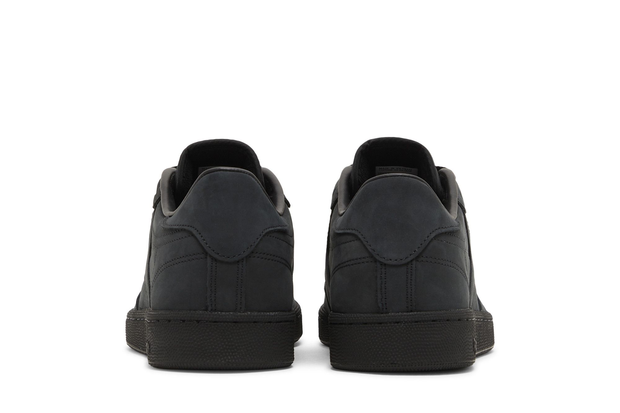 JJJJOUND x Reebok ☆ Club C 85 Triple Black Reebok Club C 85 JJJJound Nubuck Core Black Men's - IG8240