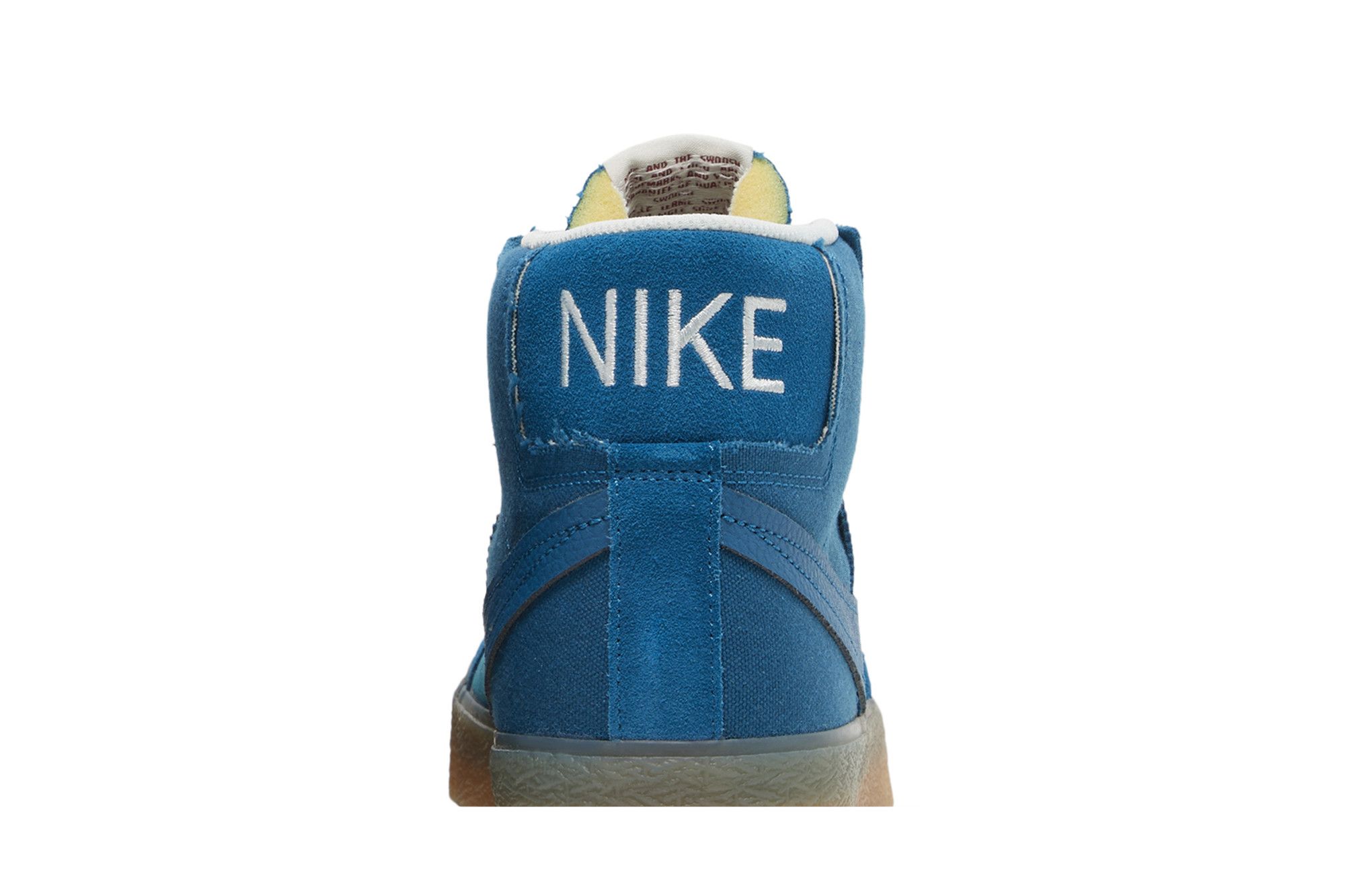 Nike Zoom Blazer Mid Shoes Mens 10.5 Premium Teal Blue Gum Sole Sneakers The  main image 3