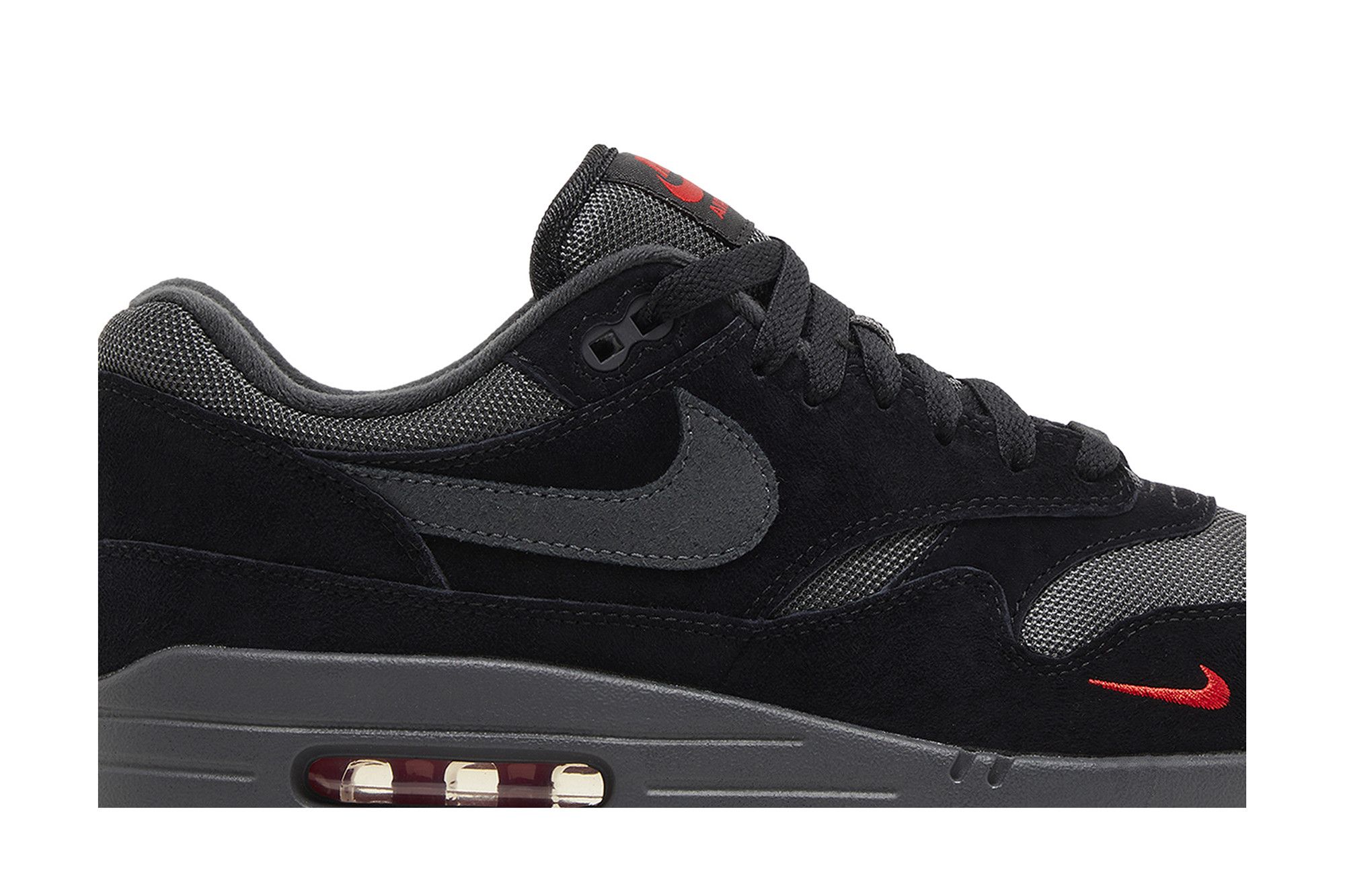 air max 1 red and black