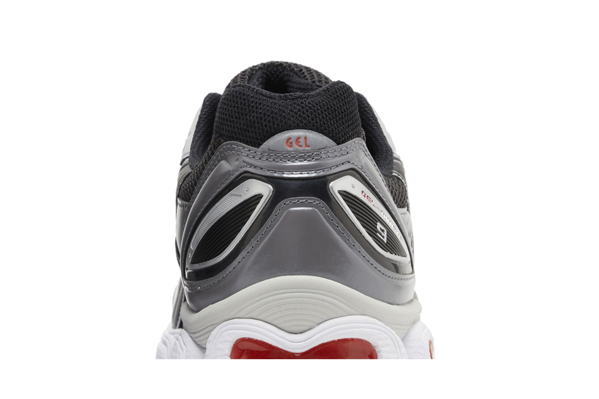 Asics Gel Nimbus 9 Graphite Grey Red 1201A424-023 Men\'s Size 11.5 Clean! No Box Buy ASICS Gel Nimbus 9  main image 2