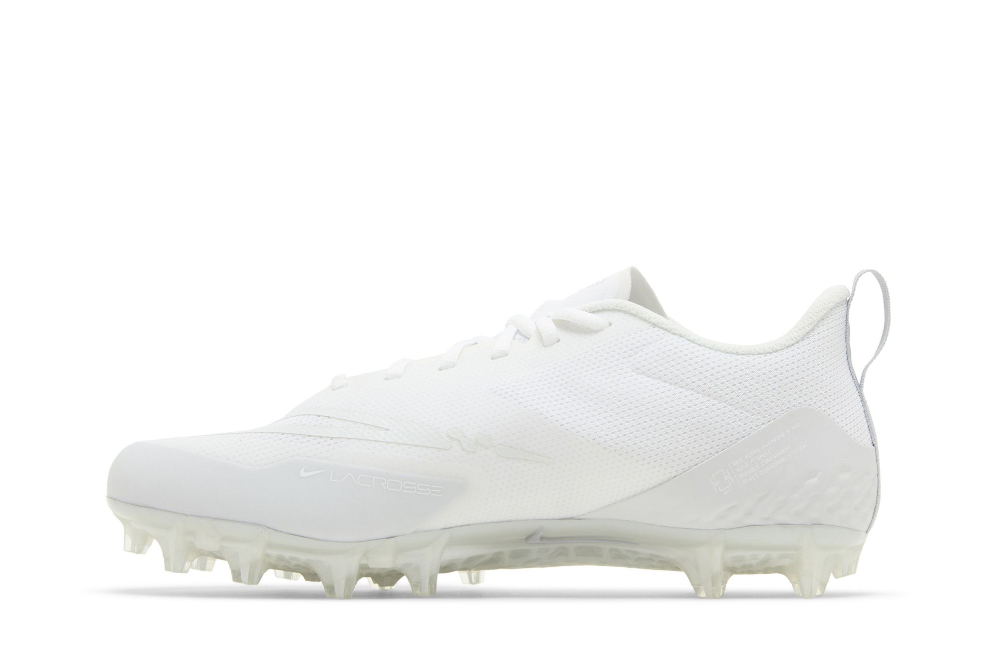 Size 14 - Nike Alpha Huarache 8 Pro White Pure Platinum Amazon.com | Nike Alpha Huarache 8 Pro Men main image 4