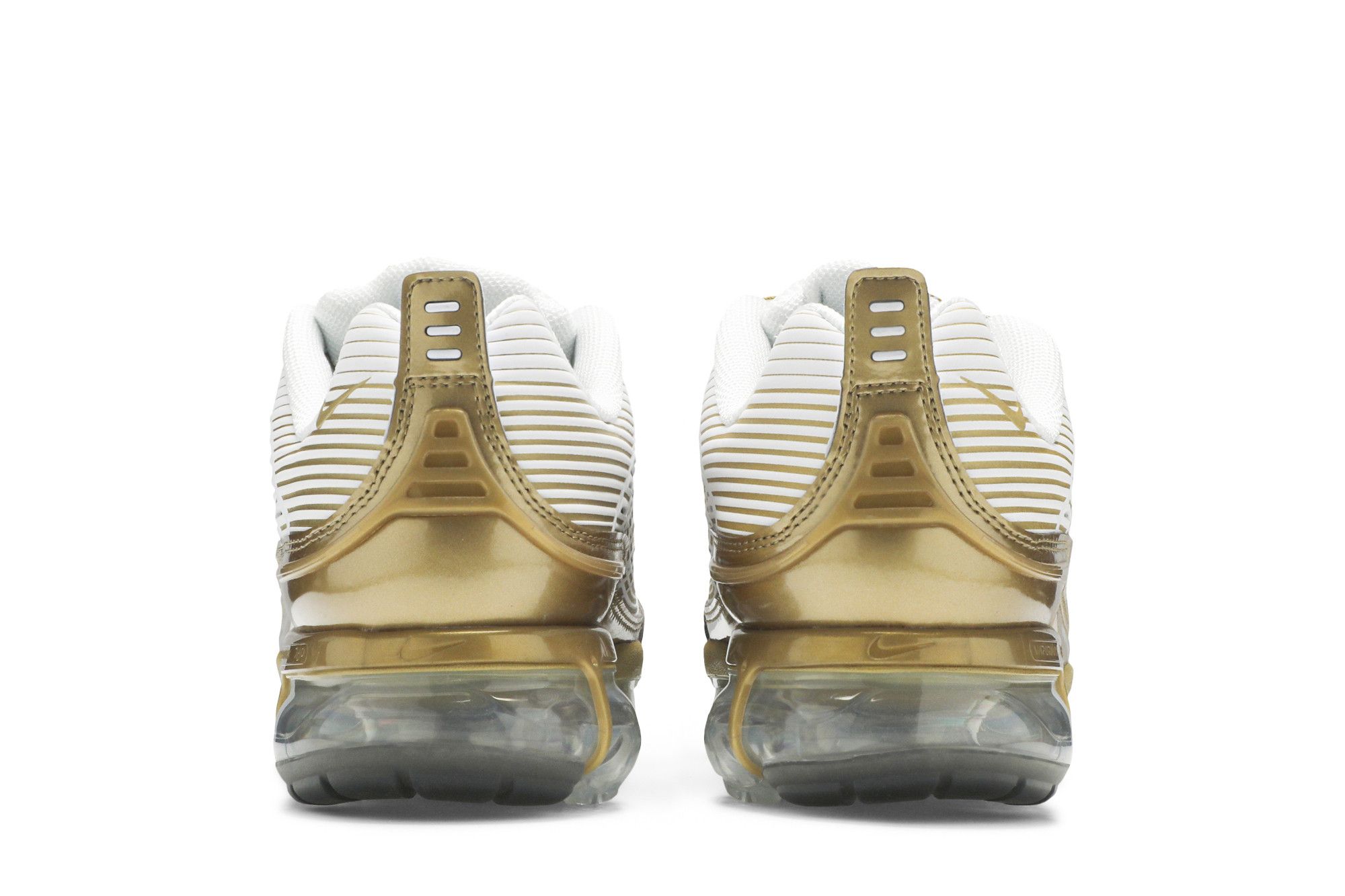 white metallic gold vapormax
