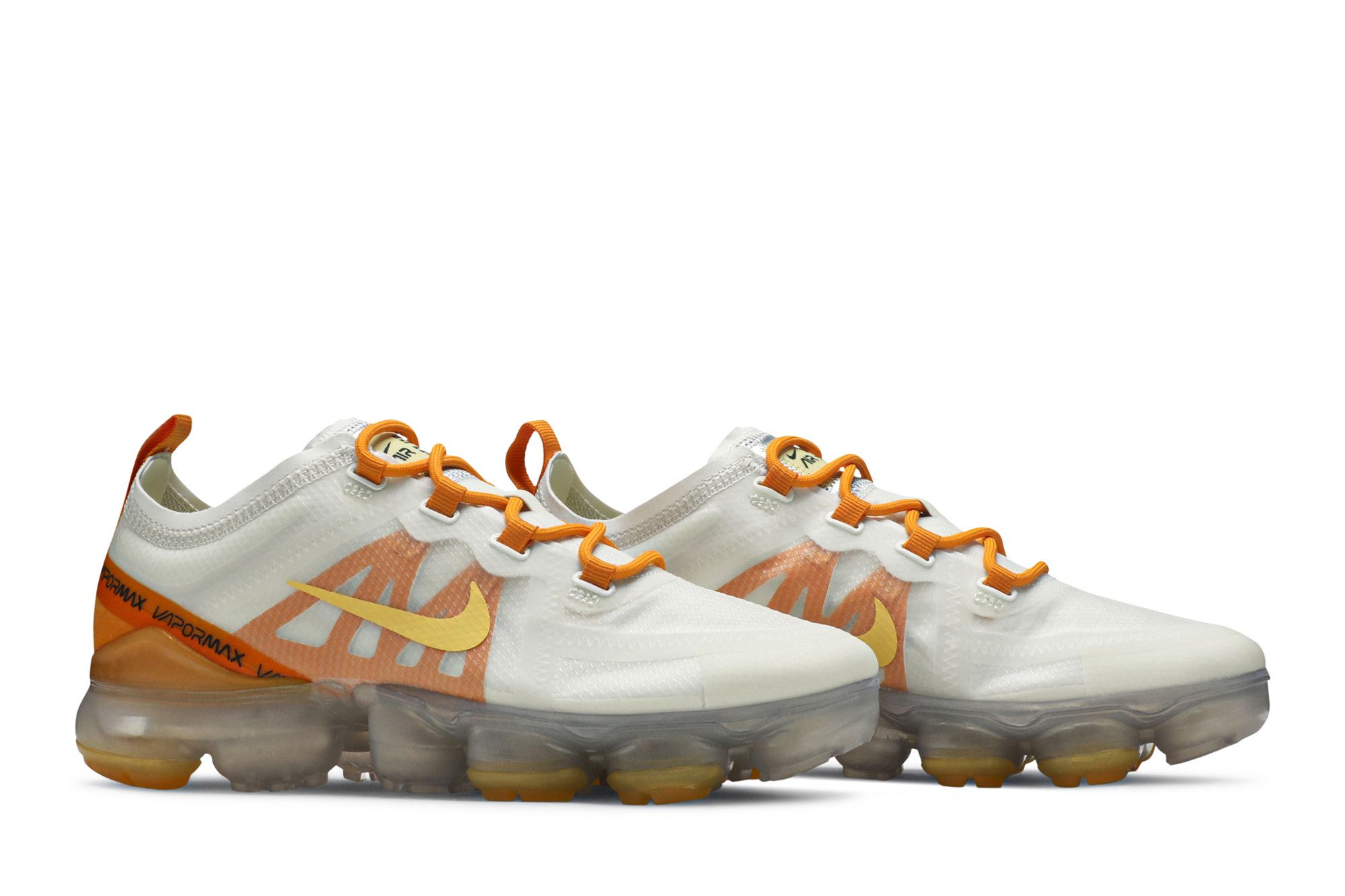 vapormax white orange