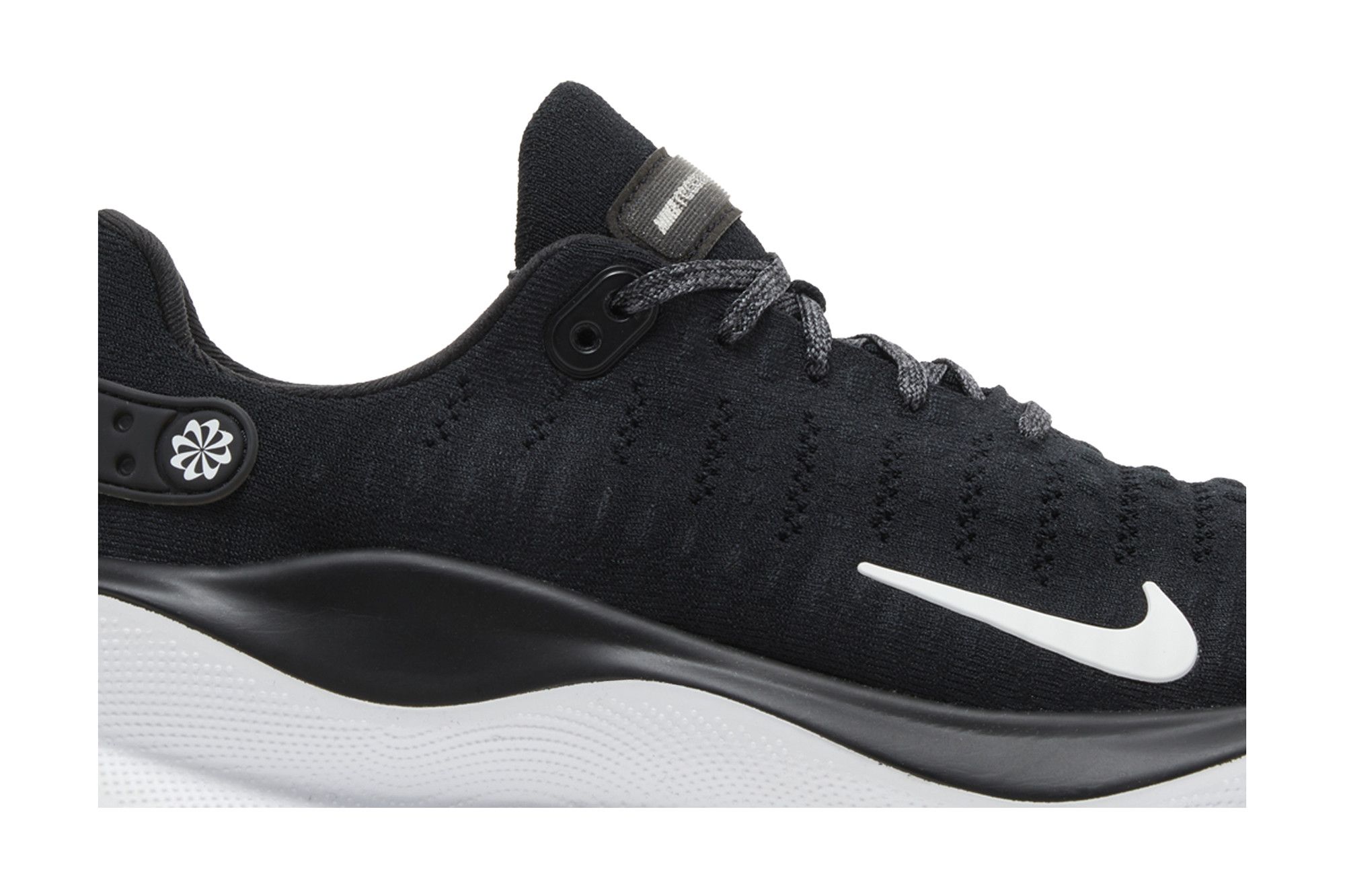 Size 7 - Men\'s Nike ReactX Infinity Run 4 Black White DR2665-001 Nike ReactX Infinity Run 4 Black White Dark Grey Men Running  main image 2