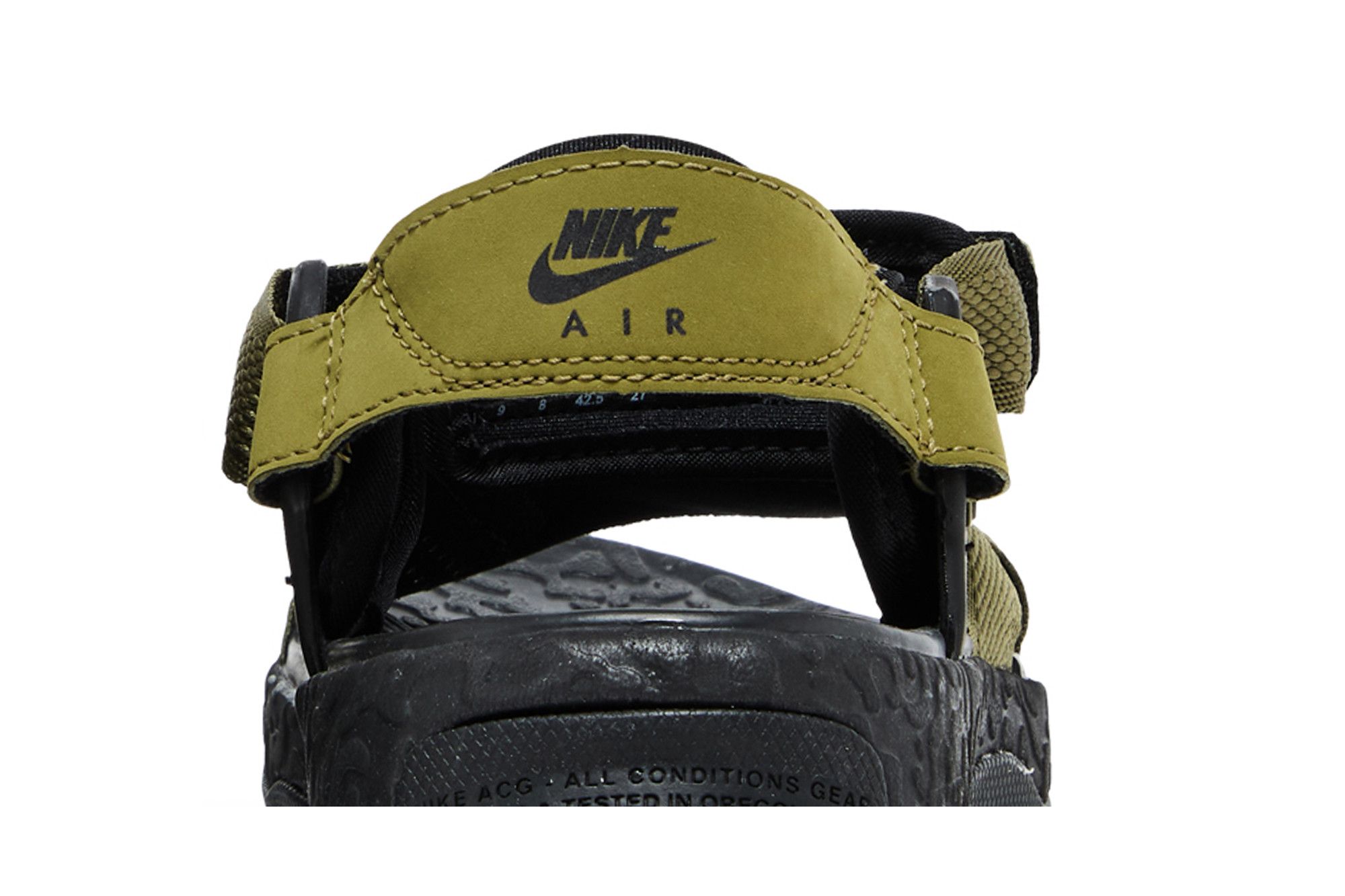 Nike ACG Air Deschutz+ Sandals Pilgrim Green Men\'s 10 Outdoor Hiking Gorpcore Nike Air ACG Deschutz+ Sandals available now online and the  main image 4