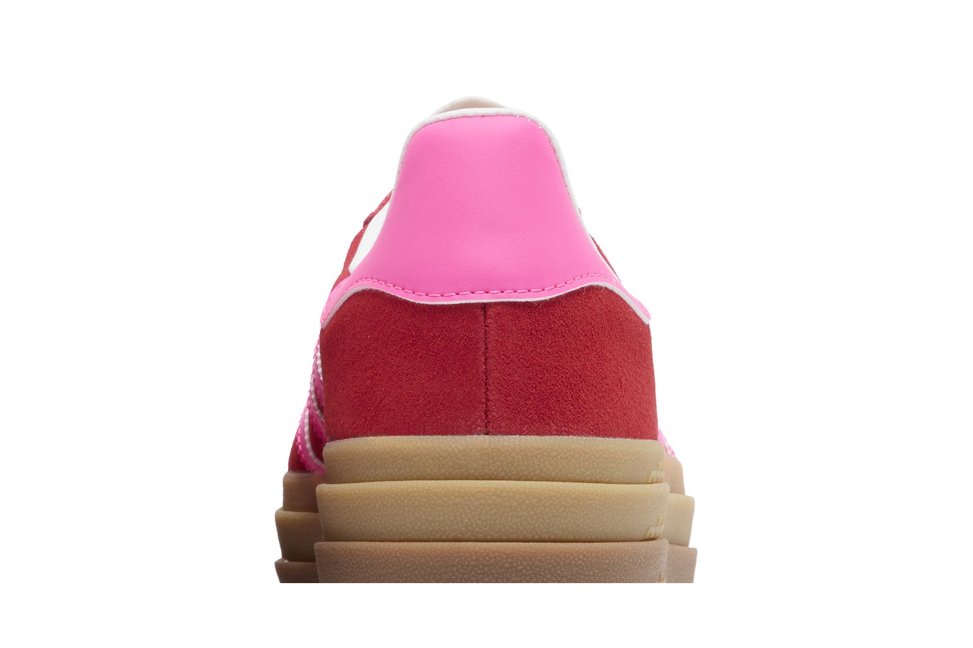 Deals on Women's Gazelle Bold 'Collegiate Red Lucid Pink' on Sneakers.com