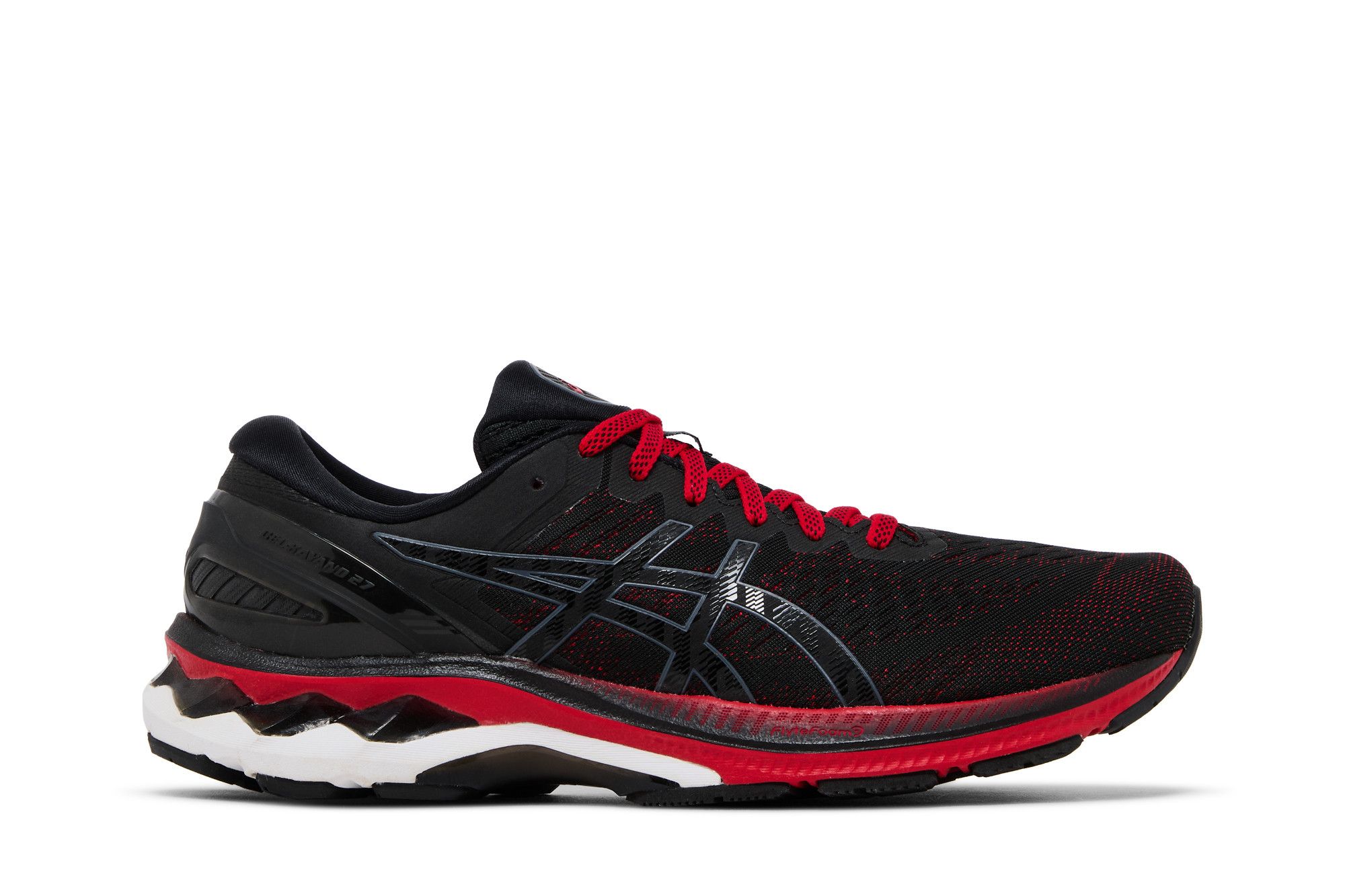 Asics Gel-Kayano 27 Men\'s Running Shoes Size 15 M Black Red Deals on Men main image 2