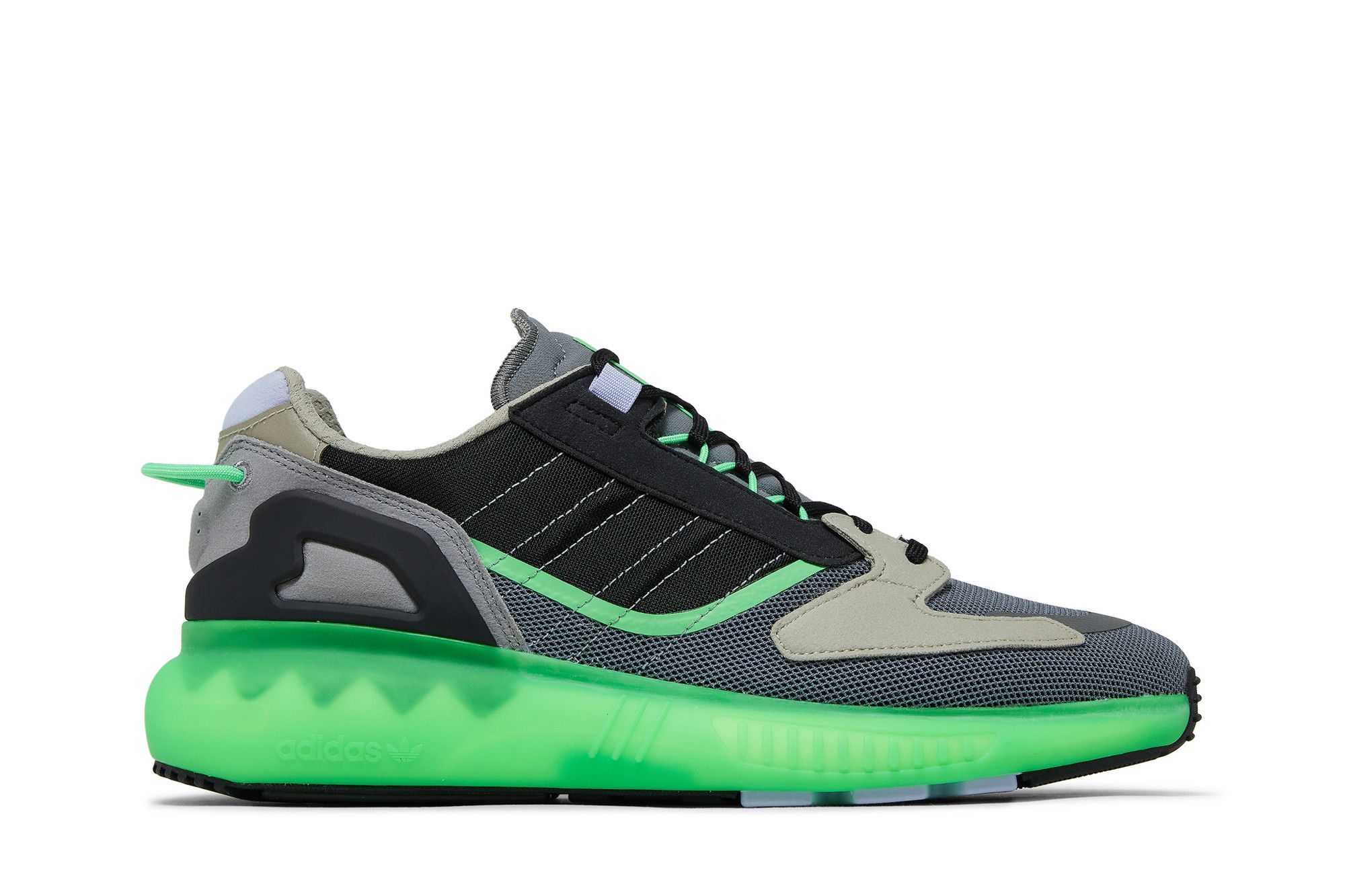 ① Deals on Men's ZX 5000 'Grey Screaming Green' on Sneakers.com