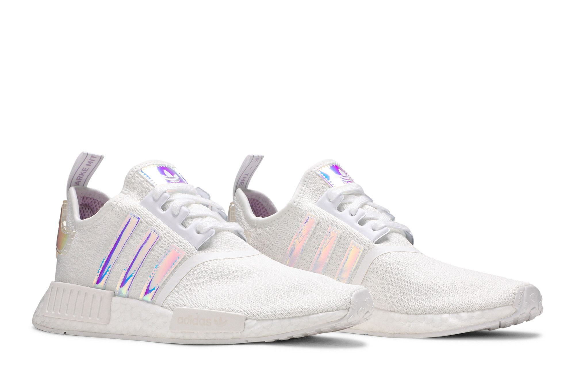Deals on Women's NMD_R1 'White Iridescent' on Sneakers.com