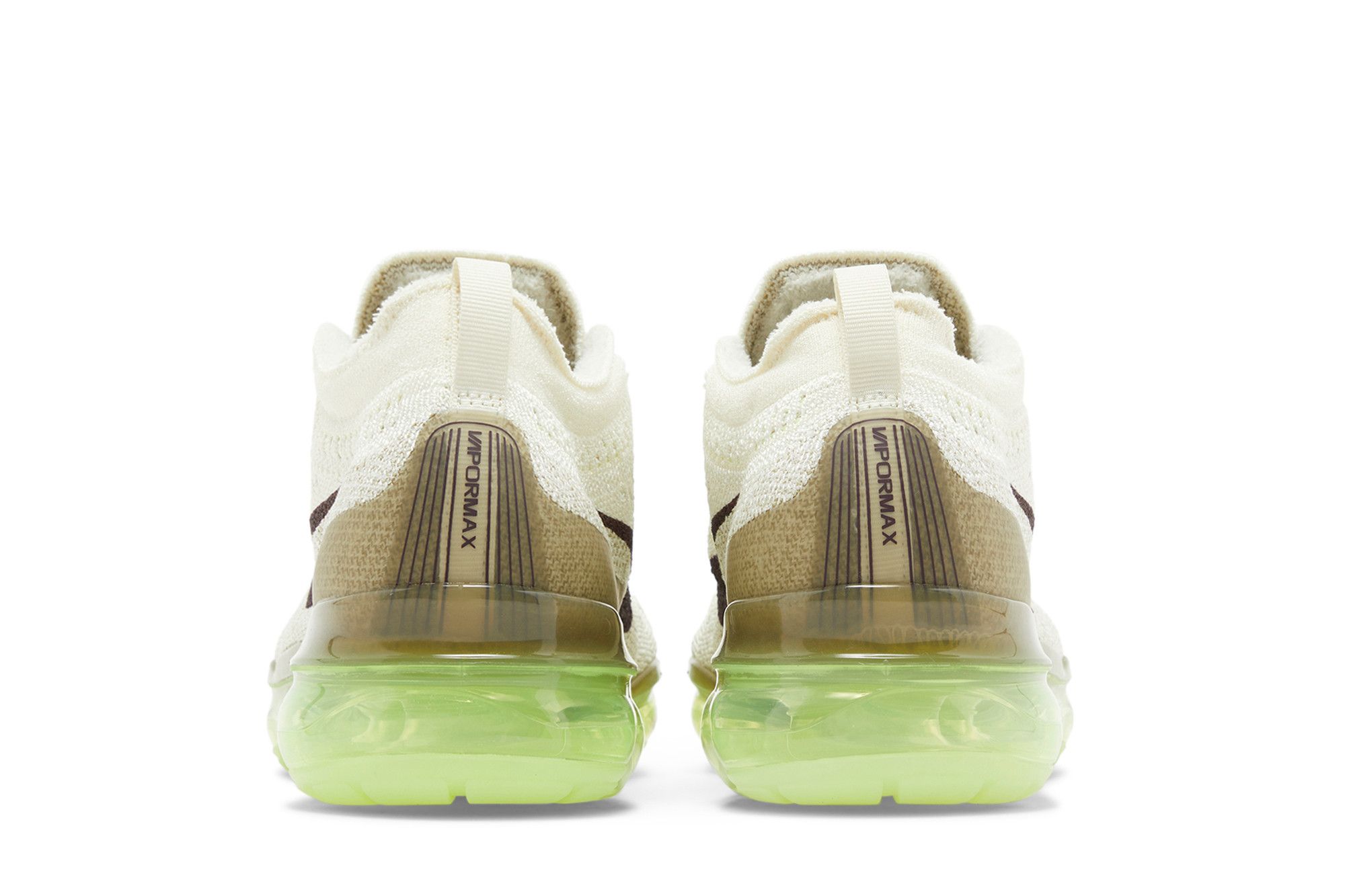 Nike Air Vapormax Flyknit ‘Coconut Milk/Olive’ Men Sneakers- SZ Men 8- W 9.5 Nike Air VaporMax 2023 Flyknit Coconut Milk Neutral Olive  main image 4