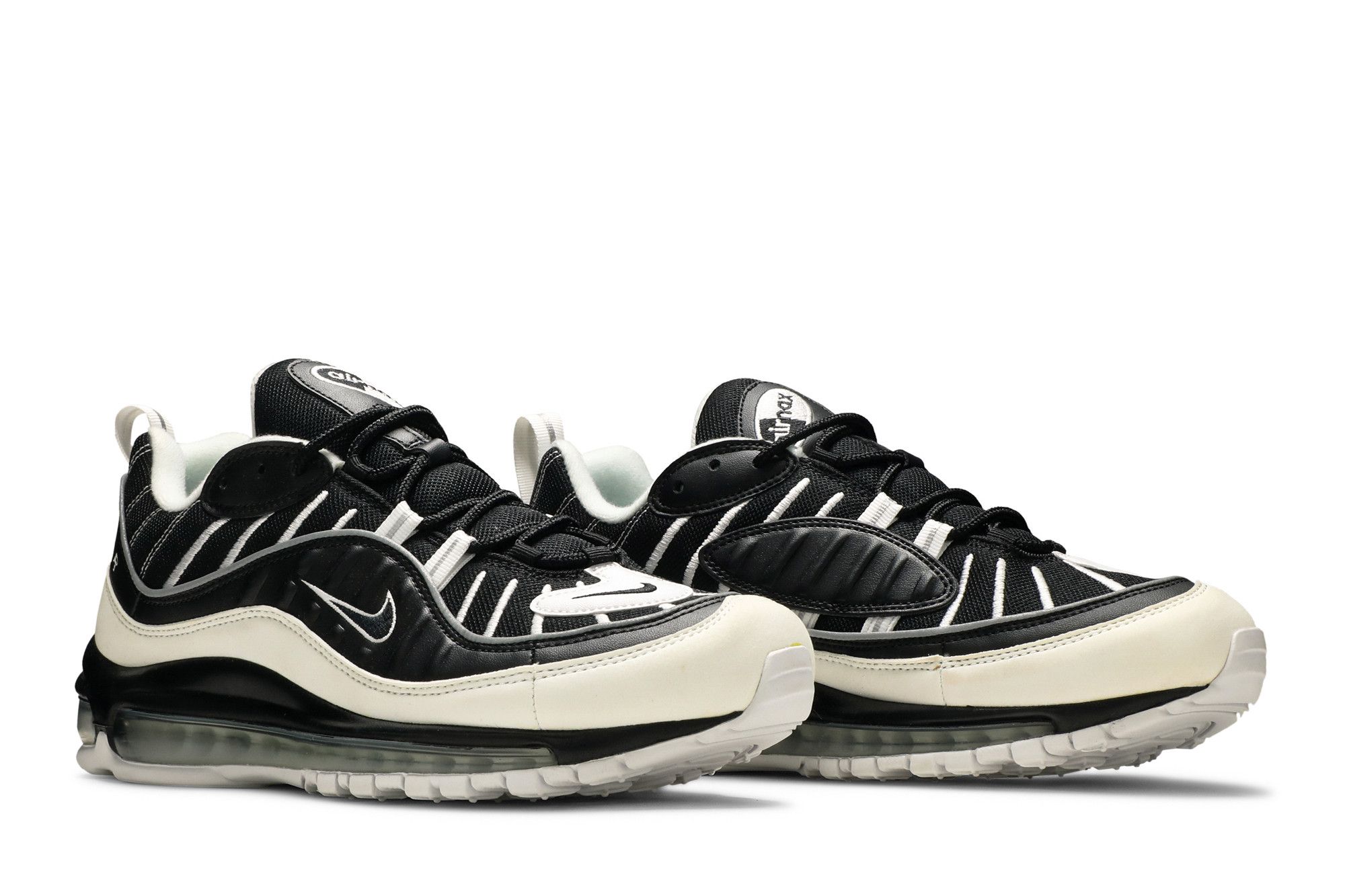 Nike Air Max 98 Shoes Mens Size 10.5 Black White 640744-010 Sneakers Running Buy Nike Air Max 98  main image 2