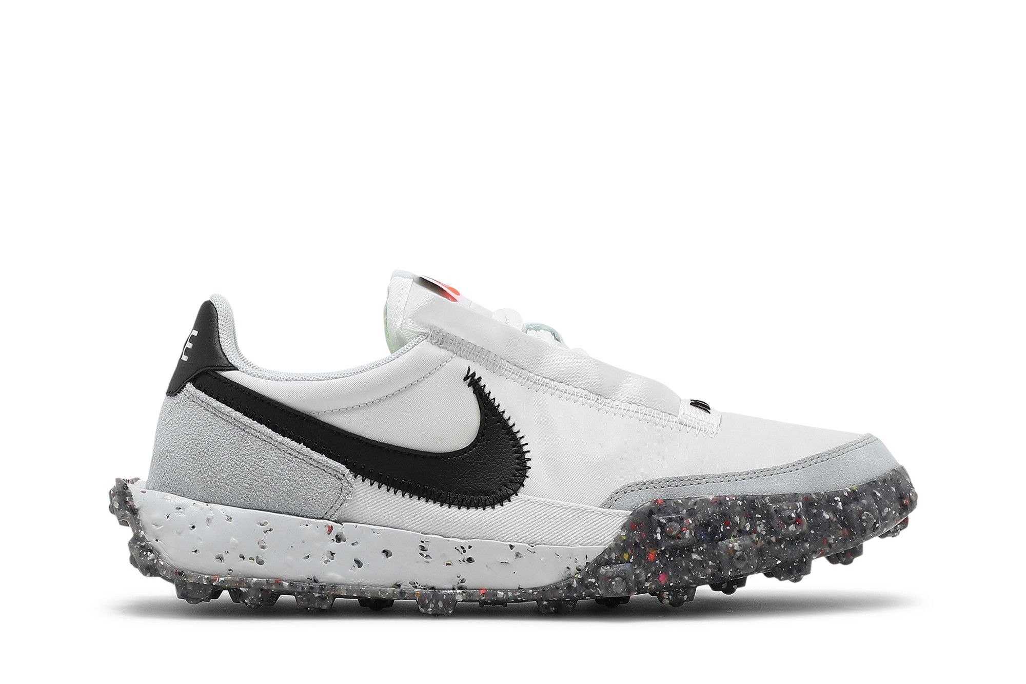 nike waffle racer black white