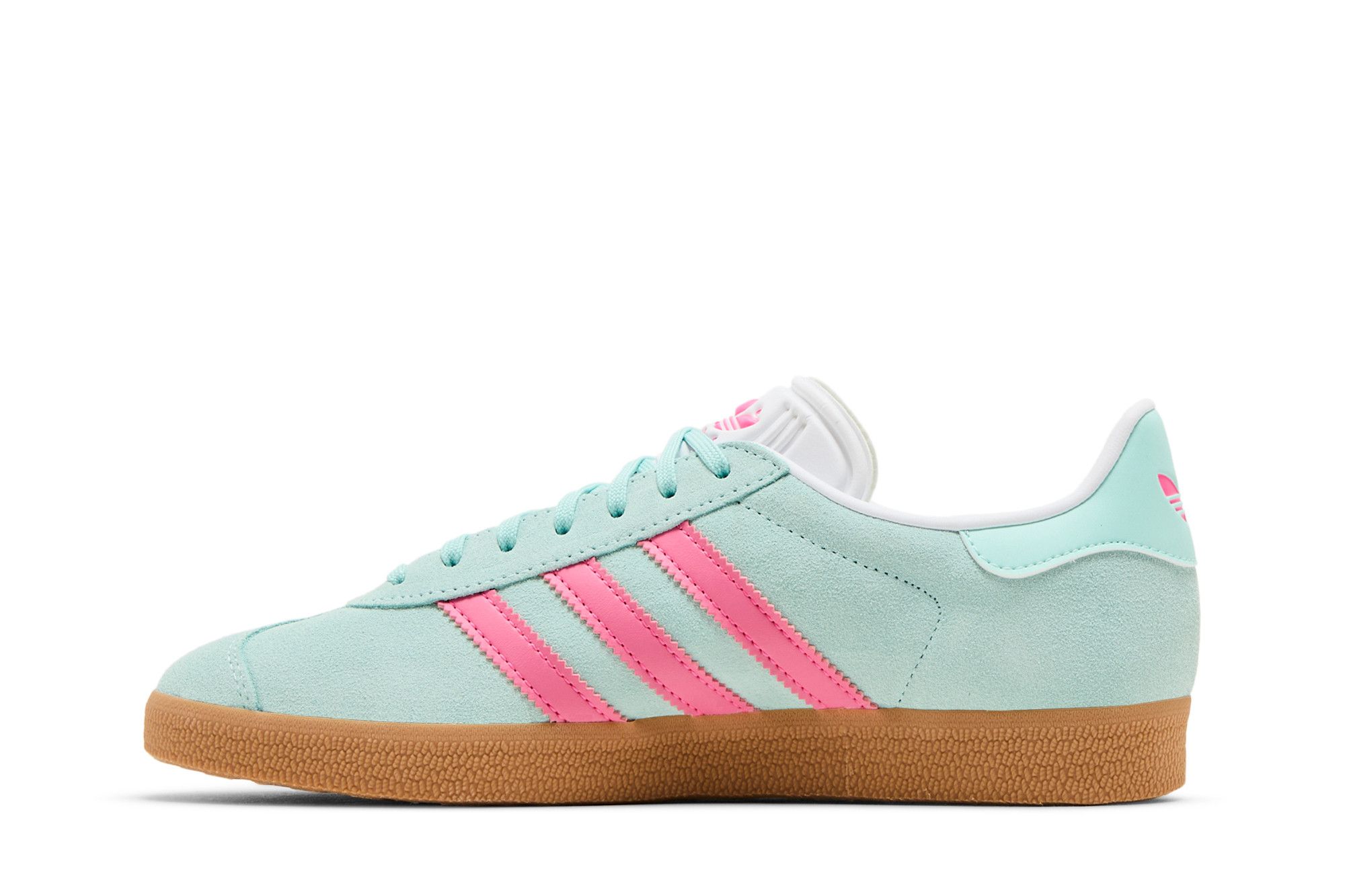 adidas gazelle silver green womens Gazelle Bold W Powder Teal Bliss Lilac Aqua / 7 / M