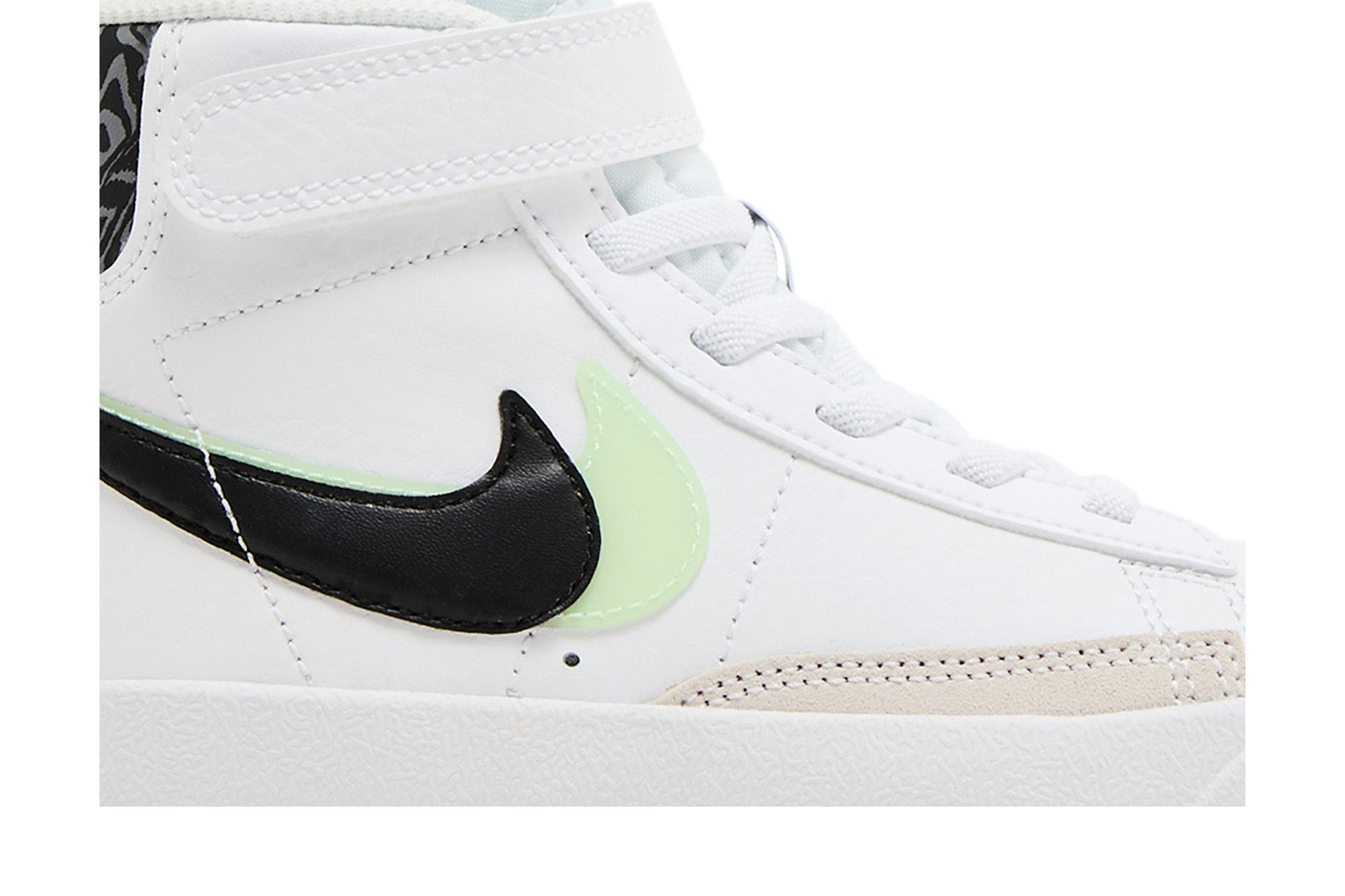 Nike Blazer Mid 77 SE Double Swoosh - White Vapor Green Size 7 PS) Nike Blazer Mid  main image 4