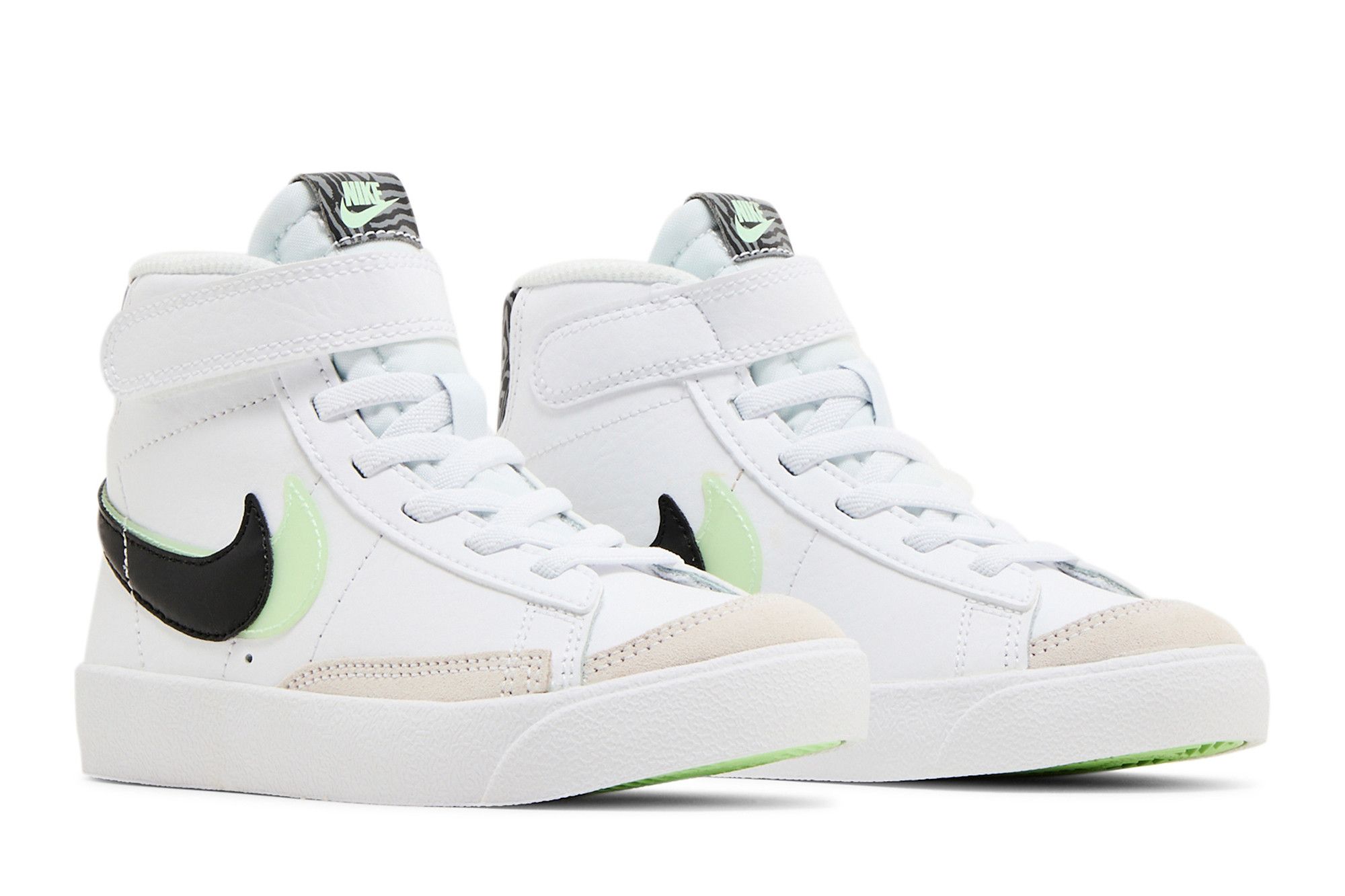 double swoosh blazers