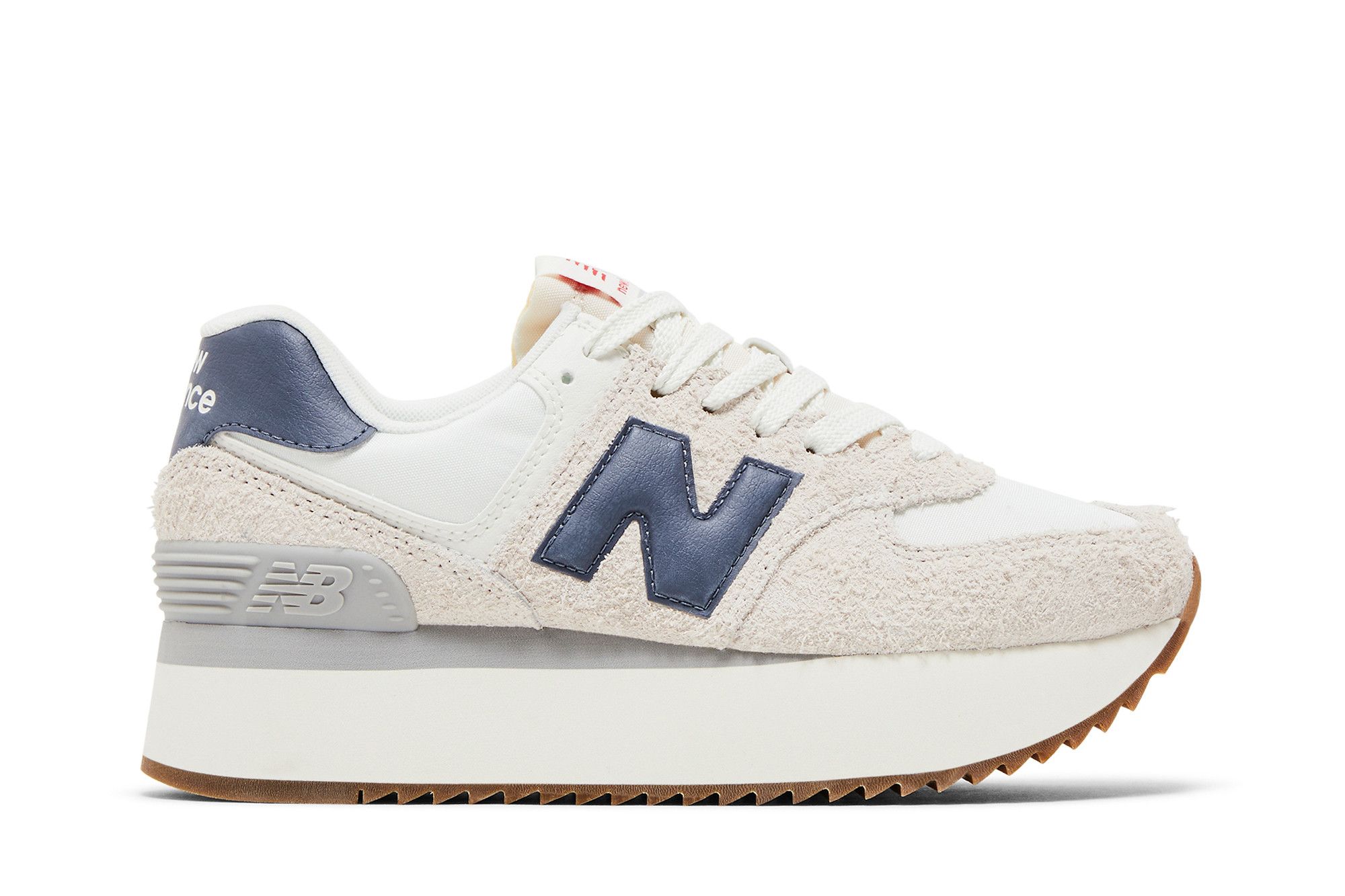 Deals on Women's 574+ 'Moonbeam Dark Arctic Grey' on Sneakers.com