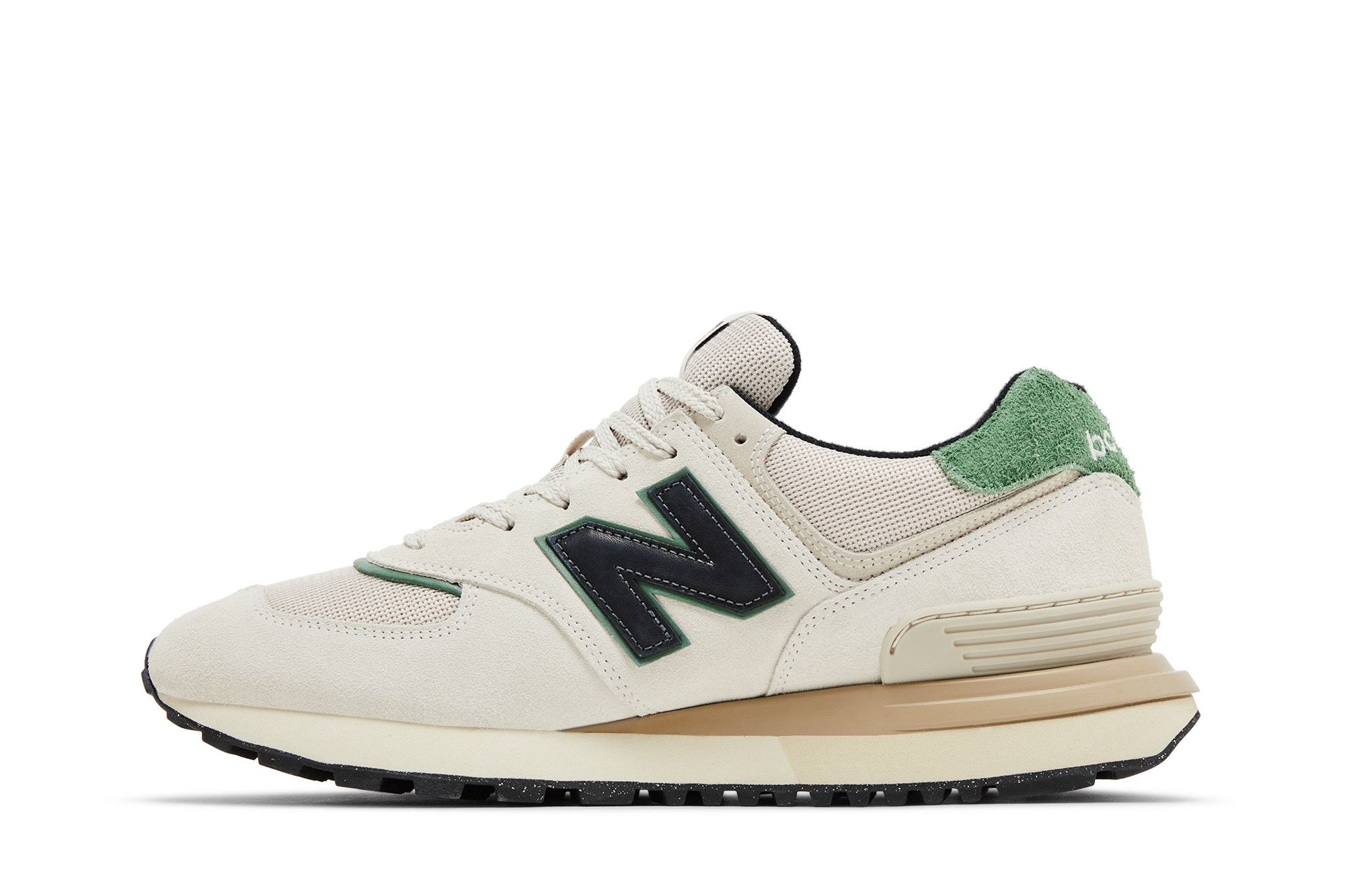 New Balance 574 Legacy Mens Size 11 Sneakers Shoes White Black Green Suede New Balance 574 Legacy  main image 4