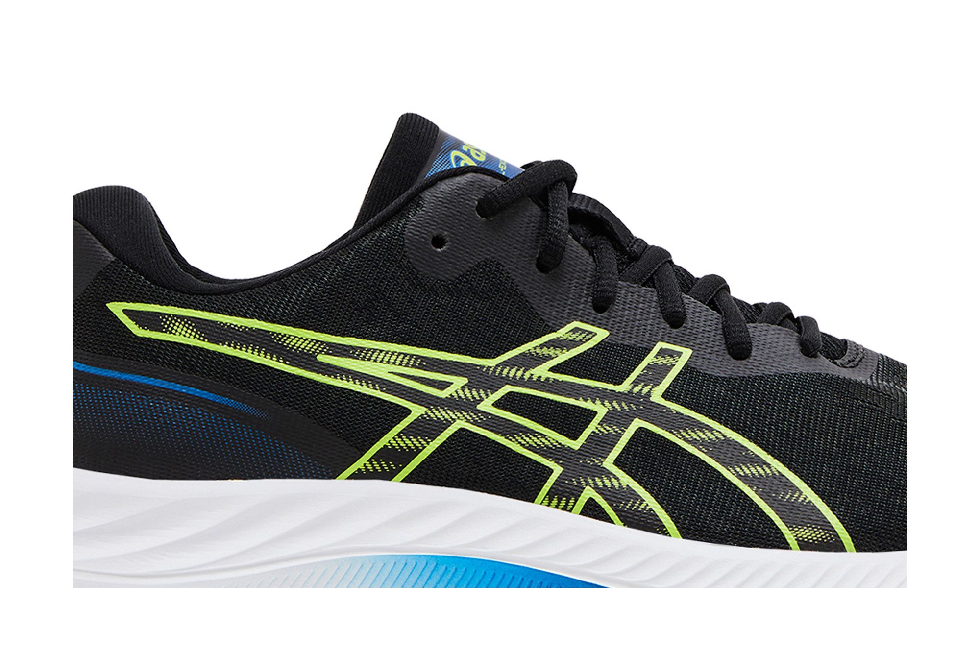 Asics Gel Excite 9 GS Black Hazard Green Shoes Mens 11 Deals on Men main image 2