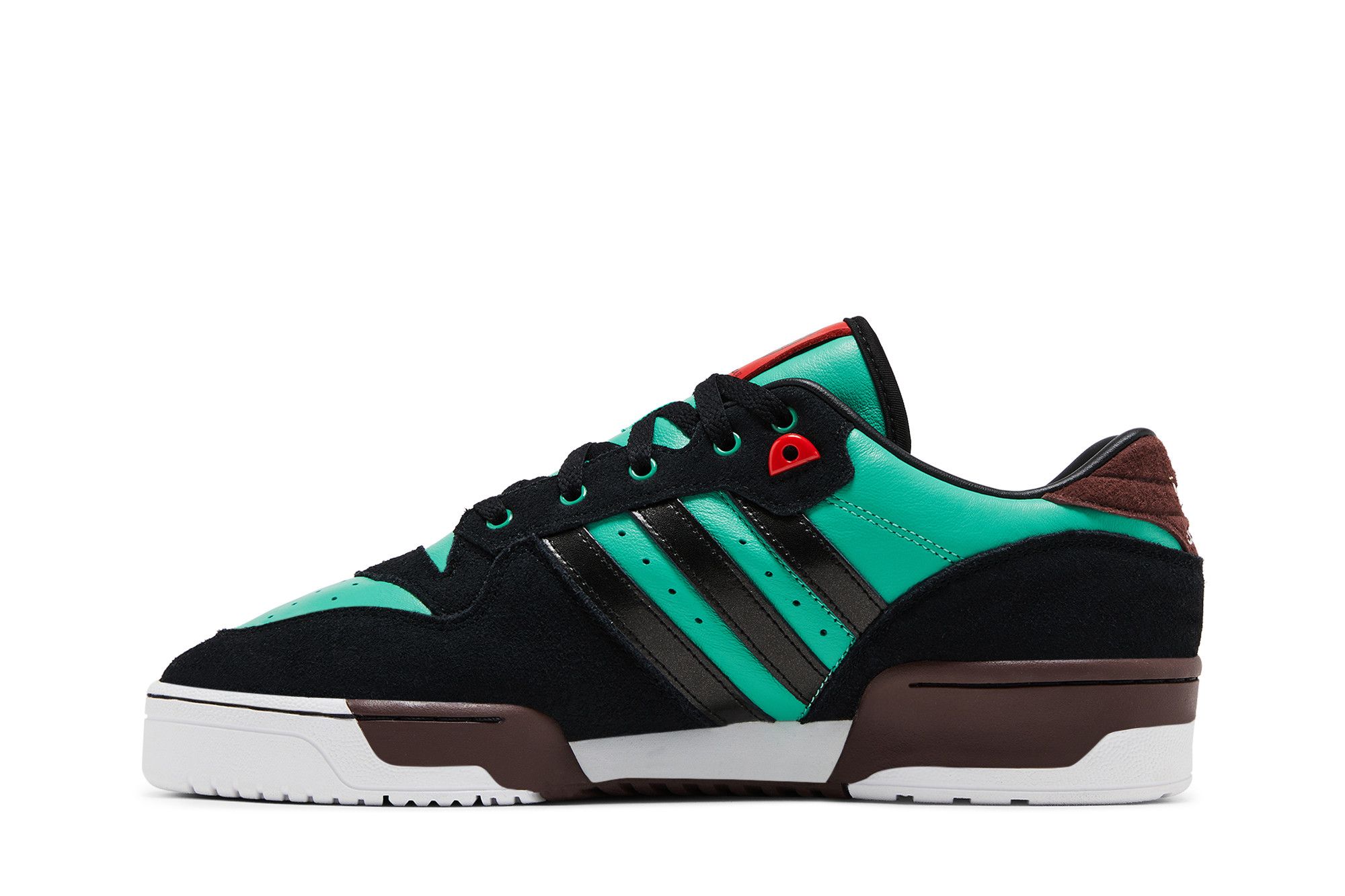 adidas Rivalry Low Demon Slayer \'Tanjiro\' Mens Size 12 Black/Green Shoes JI3312 Deals on Men main image 4