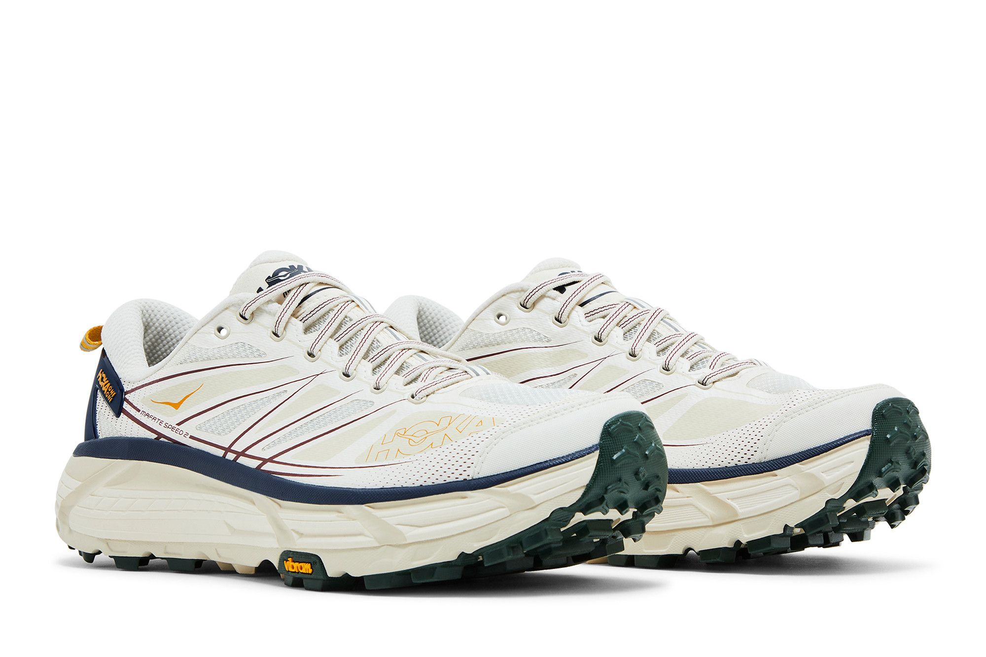 Hoka Mafate Speed 2 Alabaster/Oat Milk Mens Shoes size10.5 new Released a new colors summer 2024 edition from Hoka of its  main image 4