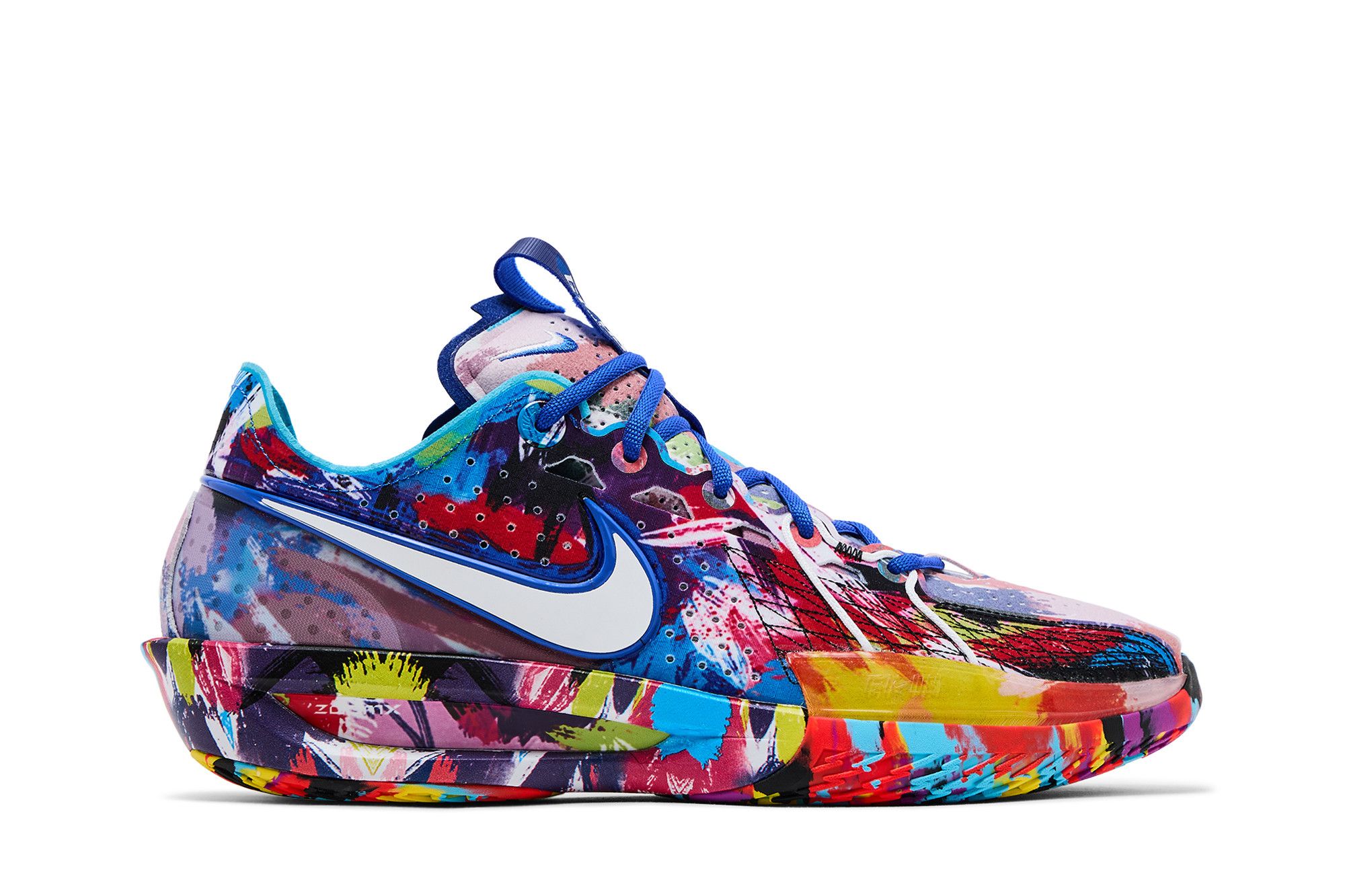 Nike Air Zoom GT Cut 3 Mens Sneakers Jewell Loyd Paint Size 18 IF2523-100 Collab Nike x Jewell Loyd Air Zoom GT Cut 3 PE  main image 2