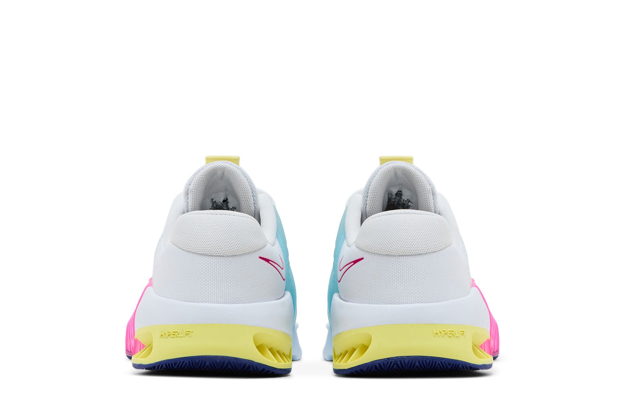 Nike Metcon 9 AMP Training Shoes White Fierce Pink DZ2617-102 Men Sz 10  No Box Nike Metcon 9 White Fierce Pink Deep Royal Blue Yellow  main image 2