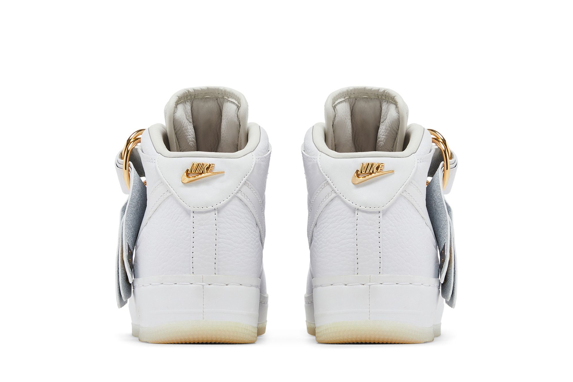 VICTOR CRUZ X AIR FORCE 1 MID \'WHITE GOLD♾️ Nike Victor Cruz x Air Force 1 Mid White Gold | eBay main image 2