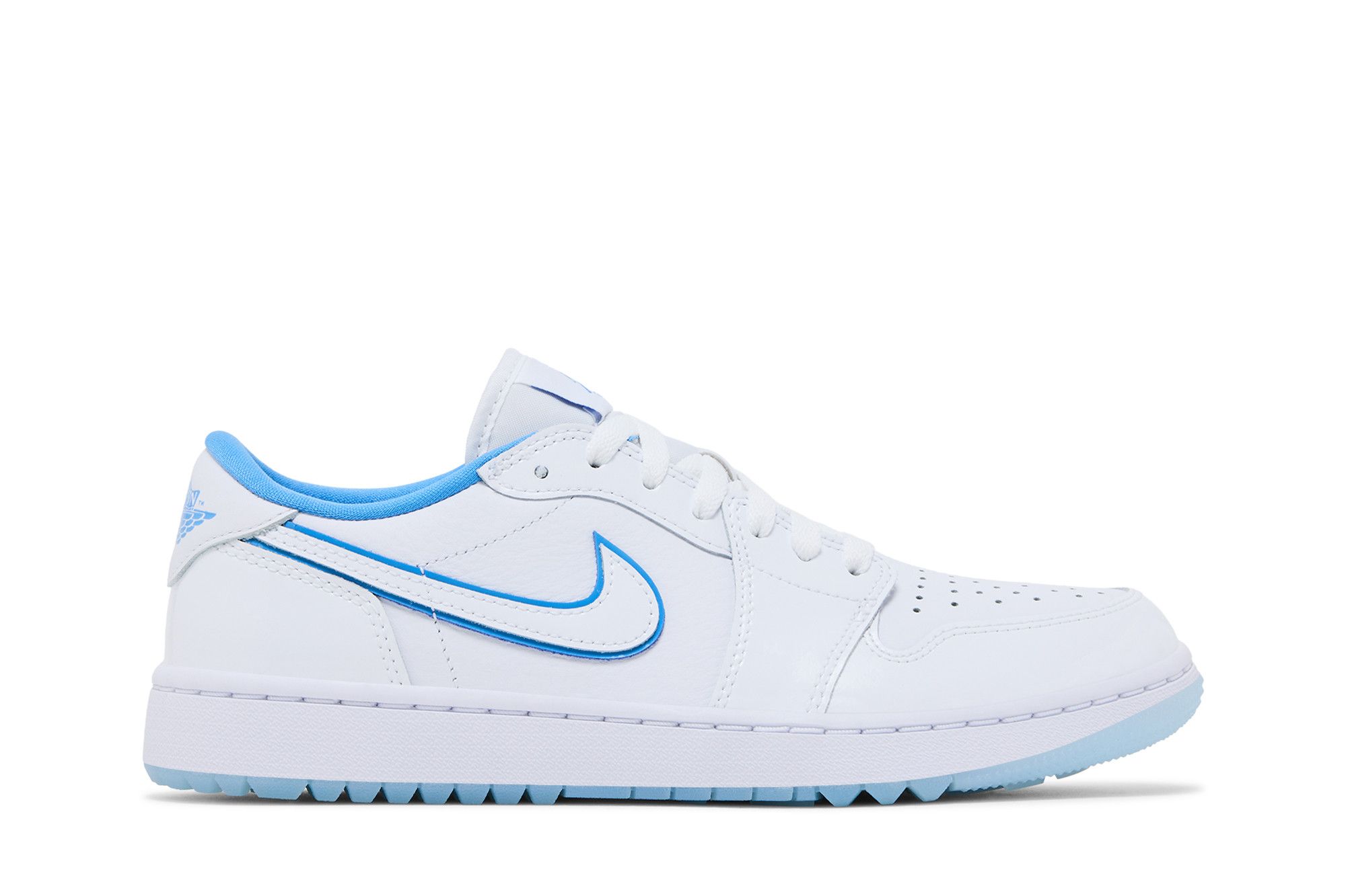 Deals on Men's Air Jordan 1 Low Golf 'White Legend Blue' on