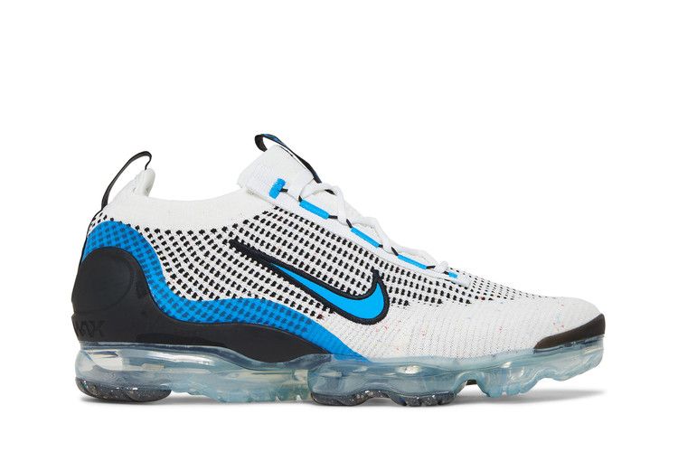 vapormax flyknit white and blue