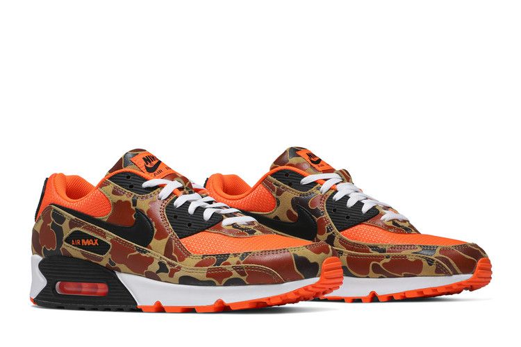 Deals on Men's Air Max 90 'Orange Camo' on Sneakers.com