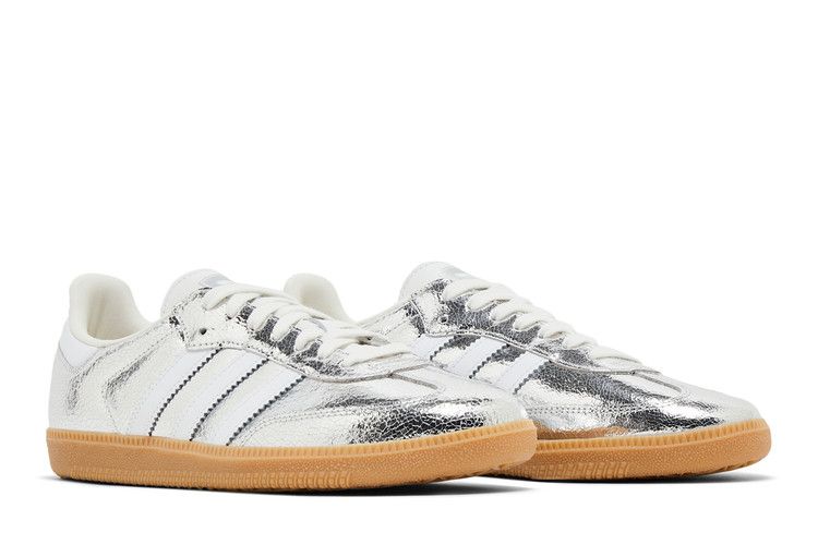 Deals on Women's Samba OG 'Silver Metallic Cracked Leather' on