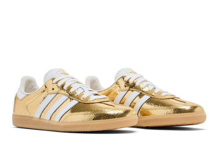 Deals on Women's Samba OG 'Cracked Metallic Pack - Gold' on