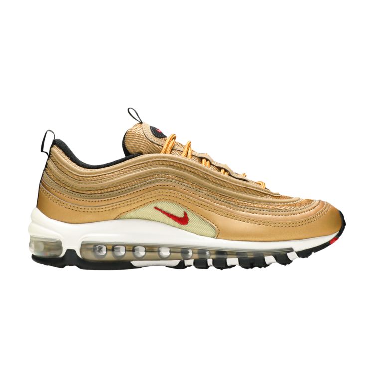 Nike Air Max 97 OG QS GS 'Metallic Gold' | Gold Running Shoes | Size 5.5